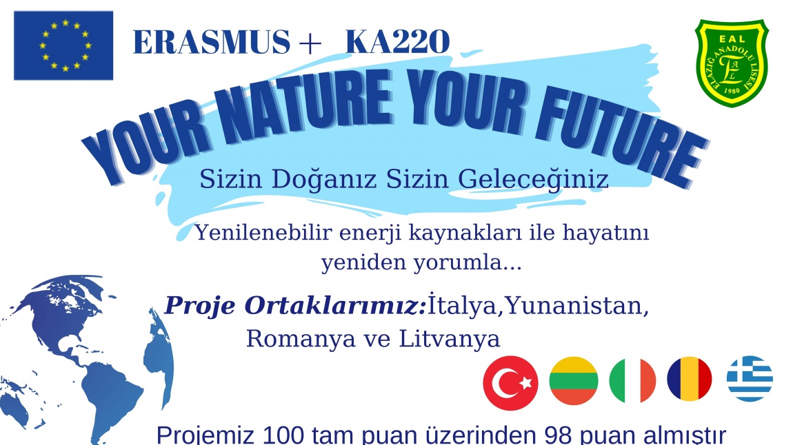 YOUR NATURE YOUR FUTURE ERASMUS+KA220 PROJEMİZ